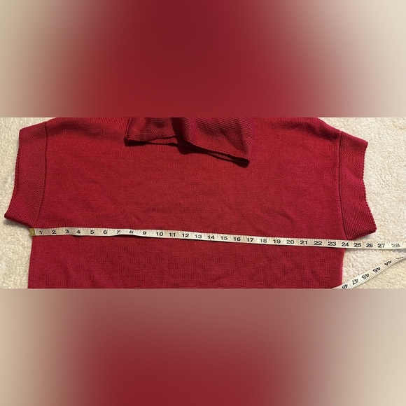 Coldwater Creek Women’s short sleeve turtleneck sweater size Large Pink - Picture 9 of 11